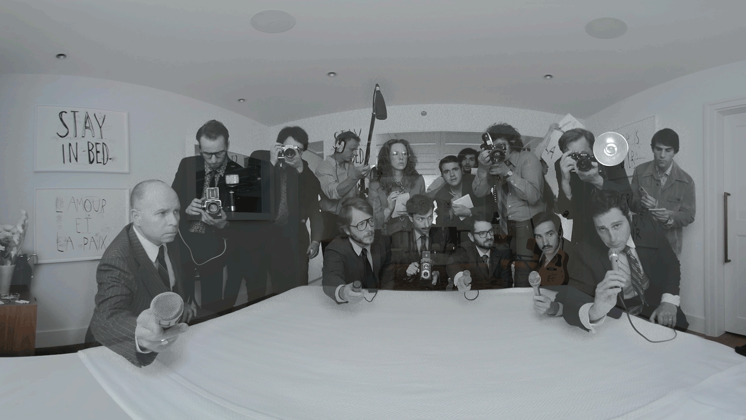 Award-Winning John Lennon and Yoko Ono<br> Bed-In For Peace’s Suite 1742 | MASSIVart - Experiential & Interactive Installations