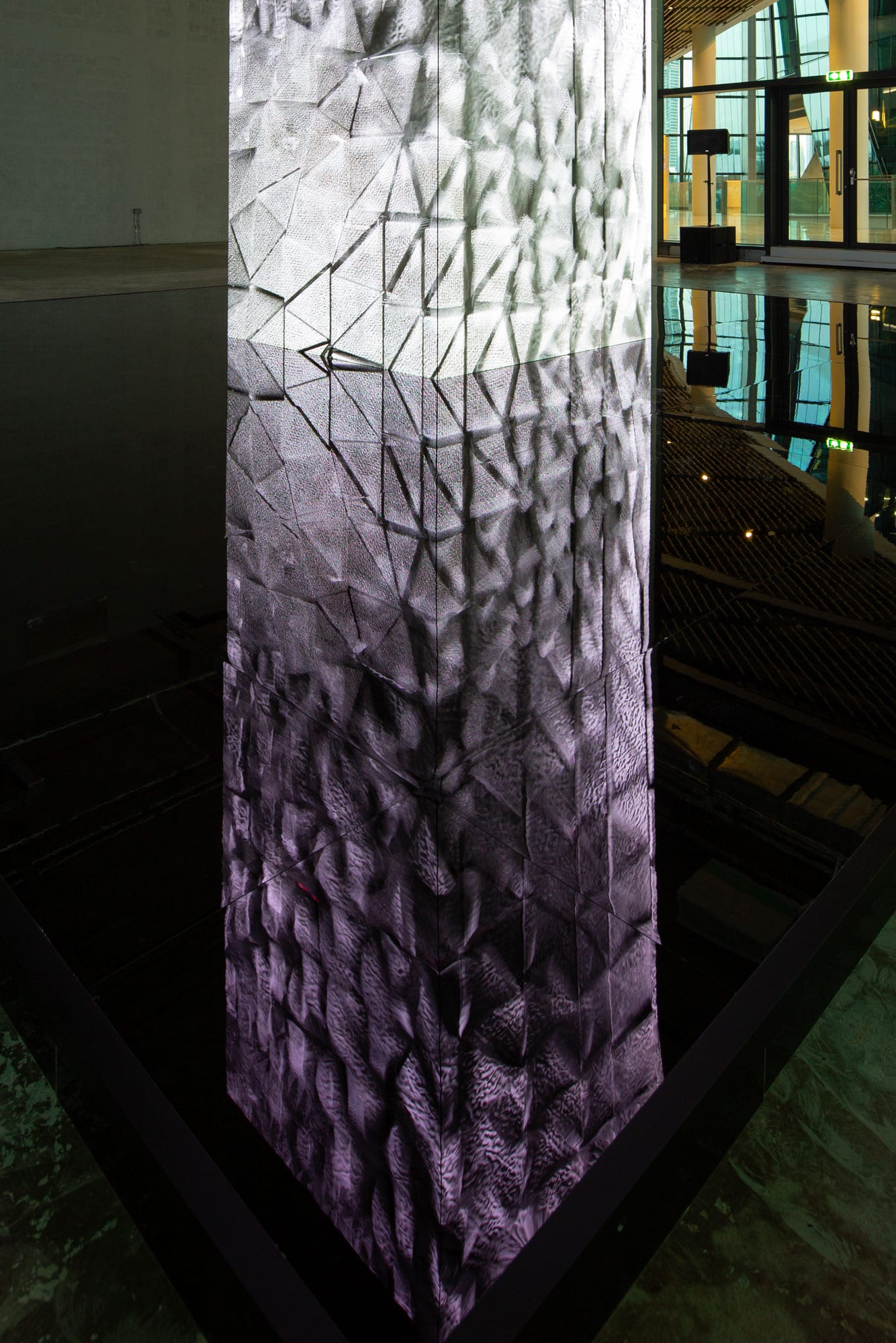 DATAMONOLITH_AI by Ouchhh curated and produced by MASSIVart for ICD Brookfield Place Dubai