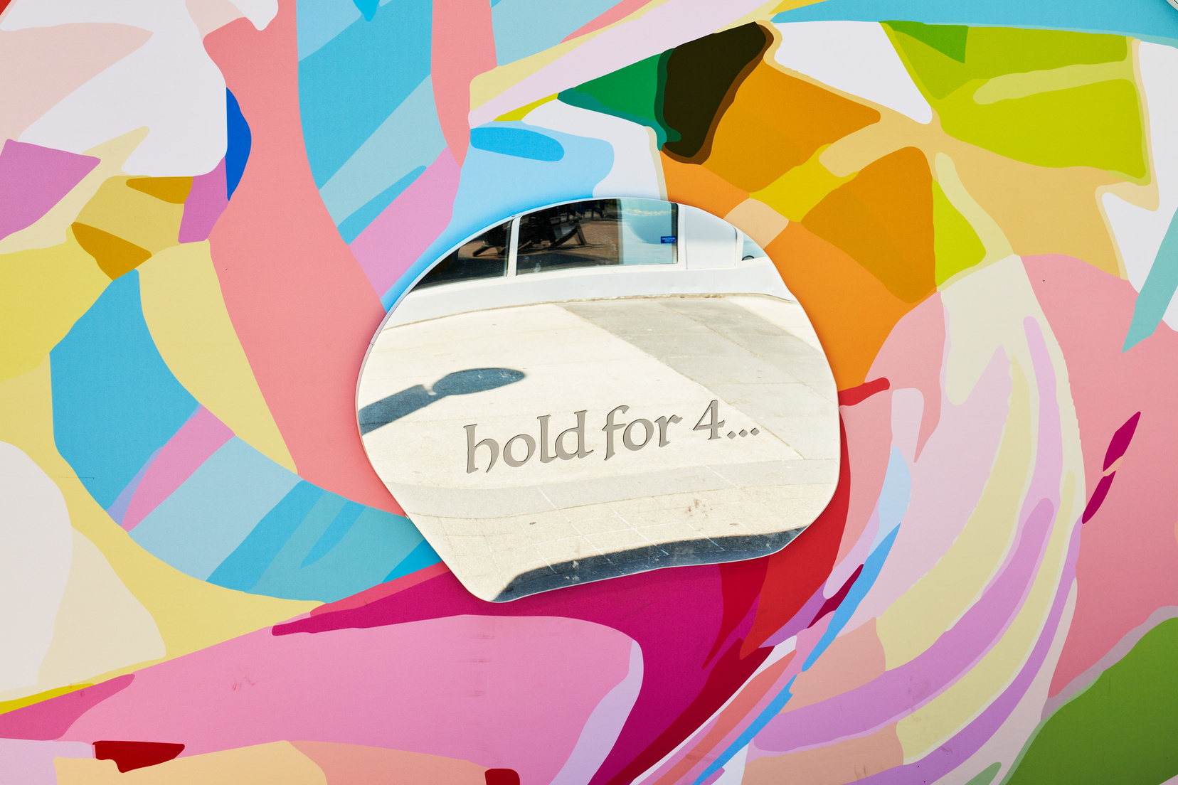 Art to bring a renewed sense of hope and wellness to local communities - MASSIVart - Mural by Stephanie Boutari at CF Fairview Park in Kitchener. Photos by Eliot Wright
