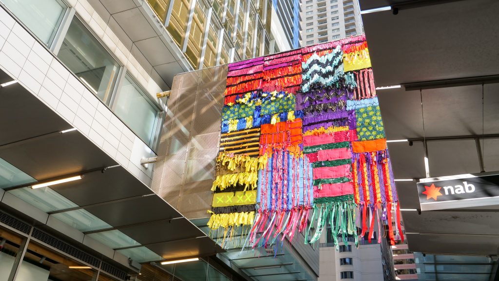 Breathtaking Art Installations Made with Recycled Materials (Part One) - Gabrielle Filtz’s Weaving Thru The World 