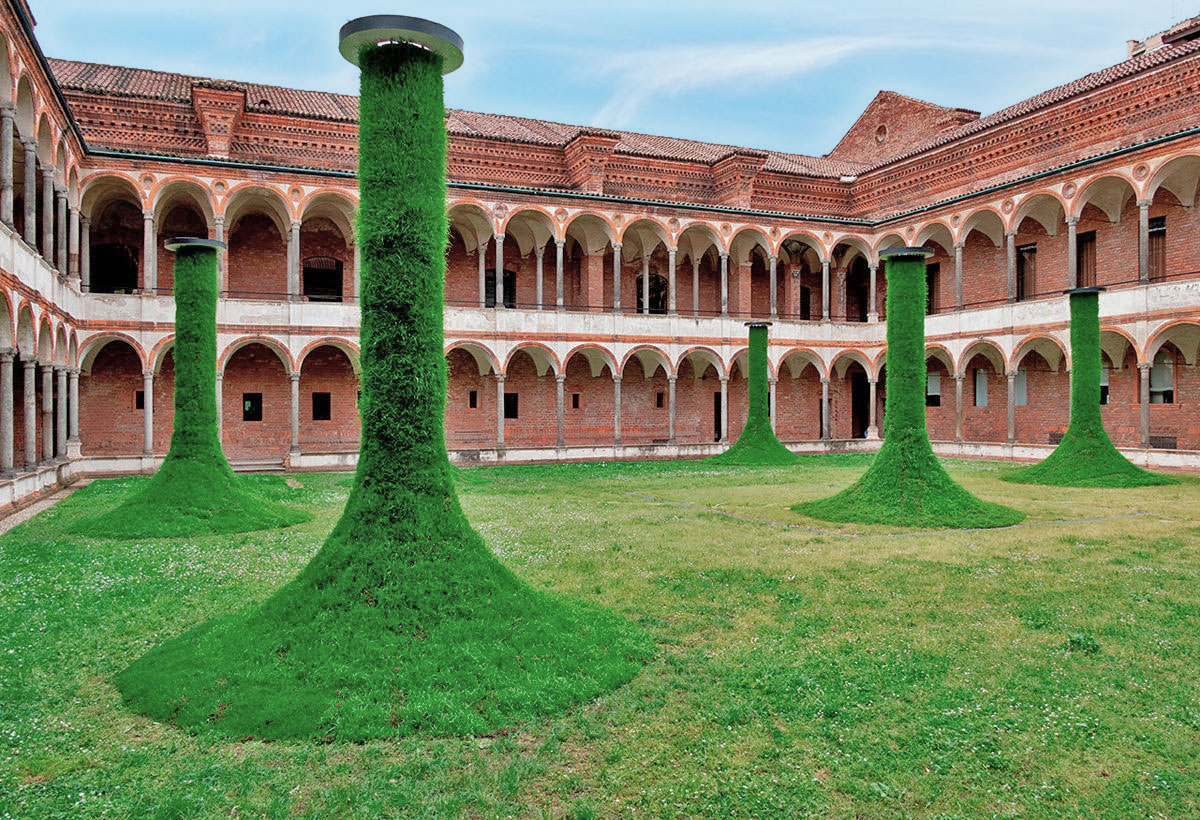 Five Captivating Installations Made With Organic Materials - MASSIVart - Estudio Campana’s Sleeping Piles
