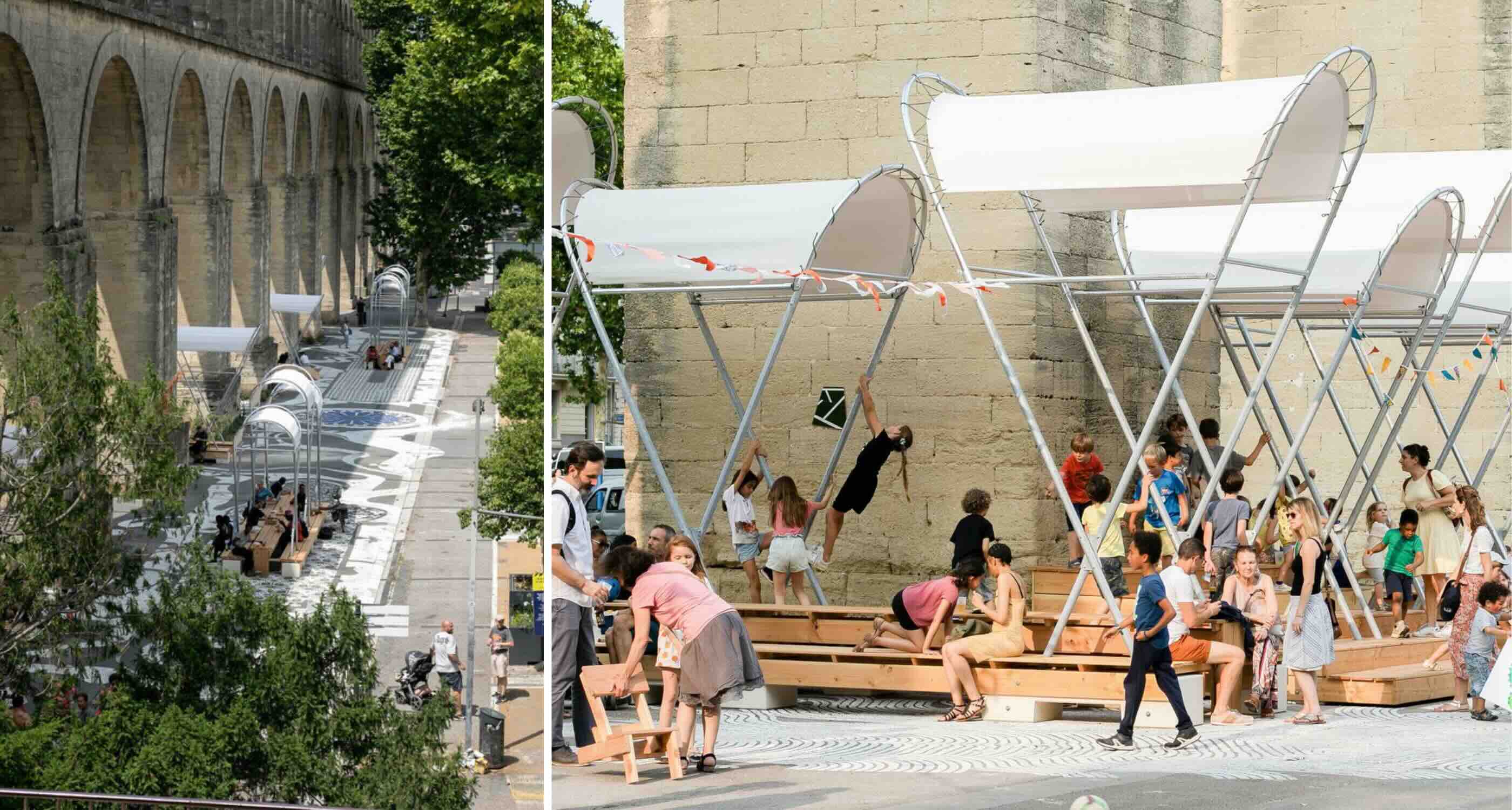 MASSIVart's Favourite Inspirational Picks for Creative Placemaking and Public Art Installations of 2023 -"The Arches” by Collectif Parenthèse 